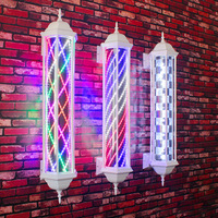 Lampe LED murale design rétro pour salon de coiffure, barbier, boîte lumineuse vintage, lampe de coiffure transfrontalière