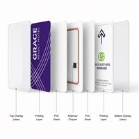 Carte RFID vierge de haute qualité et carte-clé d'hôtel durable et carte intelligente RFID pour les systèmes de contrôle d'accès RFID