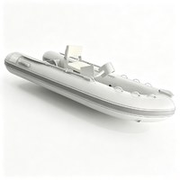 Bateau pneumatique UT320 White Achilles Hypalon 320 cm à coque en aluminium avec console et marchepied avant