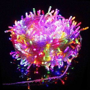 Guirlande lumineuse <span class=keywords><strong>LED</strong></span> de haute qualité, lumières décoratives de vacances, lumières d'ambiance pour le camping, lumières colorées étanches pour l'<span class=keywords><strong>extérieur</strong></span>, lumières clignotantes - Product Image 1