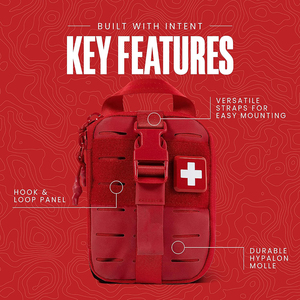 <span class=keywords><strong>Kit</strong></span> de Herramientas de Supervivencia Profesional de Emergencia, <span class=keywords><strong>Kit</strong></span> de Primeros Auxilios con Sistema IFAK, Bolsa Compatible con Molle para Camping y Senderismo - Product Image 6