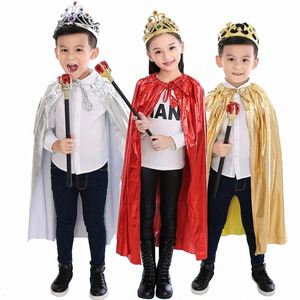 Los niños y las niñas cosplay Príncipe traje <span class=keywords><strong>de</strong></span> la princesa del cabo <span class=keywords><strong>de</strong></span> capa para <span class=keywords><strong>Halloween</strong></span> - Product Image 4