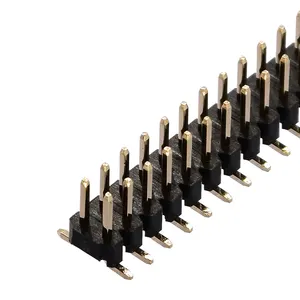 1.27mm pitch dual smt 6 pin header connector