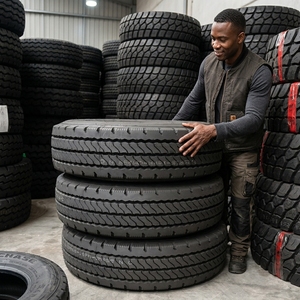 ยางรถบรรทุกหนัก 750r16 Ez525 คุณภาพทนทาน ยางเรเดียลพร้อมยางใน ราคาโรงงาน - Product Image 1