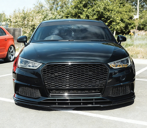 Griglia per auto di alta qualità RS1 a nido d'ape stile griglia paraurti anteriore con telaio inferiore per <span class=keywords><strong>Audi</strong></span> <span class=keywords><strong>A1</strong></span> 8X S1 LCI 2016 2017 2018 - Product Image 4