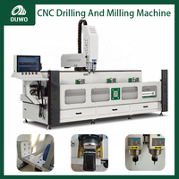 Machine de perçage et de fraisage CNC à profilés en aluminium servo-électrique OUWO 3000MM haute précision pour l'industrie des portes et des fenêtres