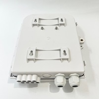 Boîte de distribution de fibre étanche blanche à 8 cœurs Terminal de distribution optique à 24 cœurs SC NP-A-Compatible Equipment pour FTTH