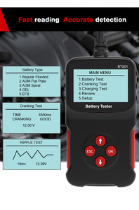 Hot Selling <strong>Battery</strong> <strong>Tester</strong> LCD Display CCA AGM <strong>Battery</strong> Detector IEC / EN61010-1 For 12V Handheld Car <strong>Battery</strong> Detector - Product Image 2