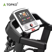 TOPKO Tapis de Course Motorisé Pliable pour Usage Domestique, Équipement de Fitness et de Gymnastique