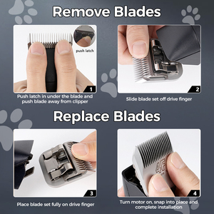 Lame per Tosatrice A5, Confezione da 10 #   30 #   40 #   Lame di Ricambio Professionali Staccabili 3F 4F 5F 7F per Tosatrice per <span class=keywords><strong>Cani</strong></span> - Product Image 6