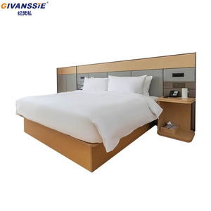Conjunto de Móveis de Quarto de Hotel de Luxo em Painel de Madeira para Aluguel de Apartamentos e Vilas - Atacado de Fábrica - Product Image 5