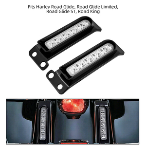 2PCS LED Saddlebag <b>Gap</b> Turn Signal Brake Lights for Harley Road King / Street Glide 2014+ Touring Models - Product Image 4