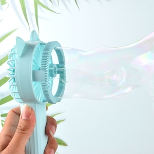 main ventilateur de batterie électrique jouet de machine à bulles de soufflage enfants ventilateur <span class=keywords><strong>bulle</strong></span> avec USB - Product Image 4