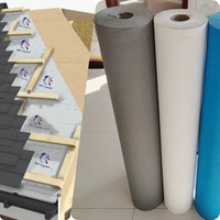 Membrane de toiture perméable à la vapeur en couches de PP, imperméable, synthétique, non tissée, respirante