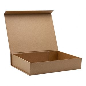 Boîte cadeau magnétique en papier kraft écologique de qualité supérieure, prête à l'emploi, pour vêtements - Product Image 2