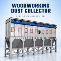 Aspirateur industriel robuste pour copeaux de bois, sciure et poussière de bois, avec filtre antistatique à jet pulsé, certifié CE
