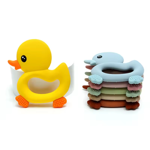 Mordedor de Silicona Suave sin BPA con Forma de Animal, Juguete Masticable, Calmante de Encías, Palo Molar, Accesorio para Alivio de la Dentición - Product Image 6