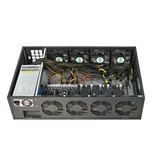 Custodia popolare 65MM 8GPU B75 custodia per 8 AMD scheda grafica gpu rig Server Case utilizzando a casa