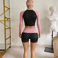 Ensemble de détente d'été 2026 pour femme, personnalisable avec logo, mignon, en coton, manches longues, taille repliable, 3 pièces, tailles XS