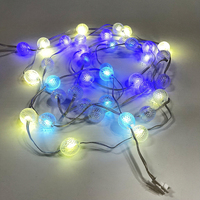 Ampoule LED Pixel 25mm 5m Chaîne Adressable WS2811 RGB DC5V IP65 Décorations de Noël avec WiFi