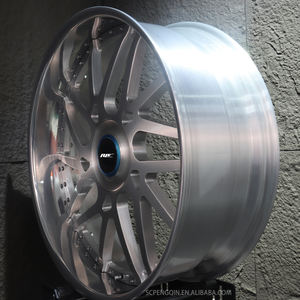 Jantes forgées personnalisées 20 22 24 26 28 pouces Jantes en alliage Deep Dish Roues de voiture de tourisme Roues forgées 2 pièces - Product Image 4