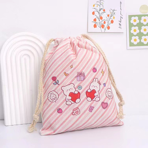 Sac à poussière en coton recyclé biologique, petite taille, pochette à cordon pour cadeau - Product Image 6