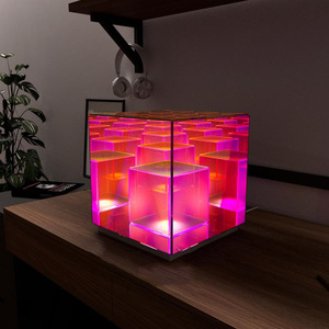 Lámpara de Mesa LED de Metal, Neón Moderno, Control Remoto, Flexible, Eléctrica, 5V, Decoración para Sala de Estar, Luz Nocturna Creativa Ajustable - Product Image 5