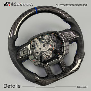 Volant sport personnalisé en fibre de carbone véritable pour Land Rover Range Rover Evoque 1ère génération Pure SE HSE Dynamic 2012-2019 - Product Image 3