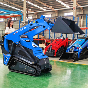Derette V1000 <span class=keywords><strong>Mini</strong></span> <span class=keywords><strong>Skid</strong></span> <span class=keywords><strong>Steer</strong></span> Crawler <span class=keywords><strong>Loader</strong></span> Bertenaga Diesel dengan Mesin EPA 25hp untuk Aplikasi Berat - Product Image 2