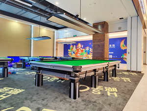 2024 Bán Chạy Nhất 12ft Snooker Bảng Trung Quốc Nhà Sản Xuất Bán Buôn Thép Khối Đệm Đá Bàn Hồ Bơi Gỗ Rắn Cho Câu Lạc Bộ - Product Image 2