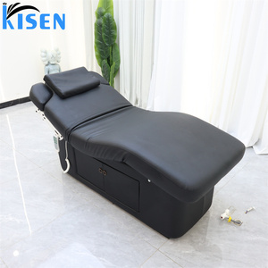 Cama de Masaje Eléctrica Ajustable KISEN para Terapia de Calor, Estética Facial, Cuidado Corporal Completo, Pestañas, Salón de Belleza, Spa, para Sala de Estar - Product Image 1