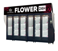 Distributeur automatique de fleurs fraîches d'extérieur Grande capacité Casiers intelligents pour la rue