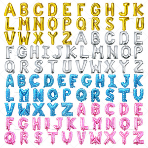 Bóng chữ thiết kế mới 16 32 40 inch màu vàng sáng, bạc và vàng hồng, từ A đến Z, 26 chữ cái tiếng Anh, bóng kim loại - Product Image 6