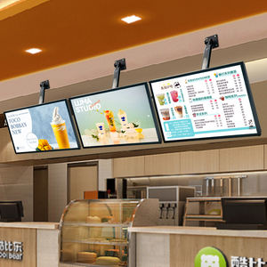 Panel LED Decorativo Colgante de Aluminio para Señalización, Caja de Luz Retroiluminada, Menú de Mesa Iluminado Acrílico para Tiendas - Product Image 1