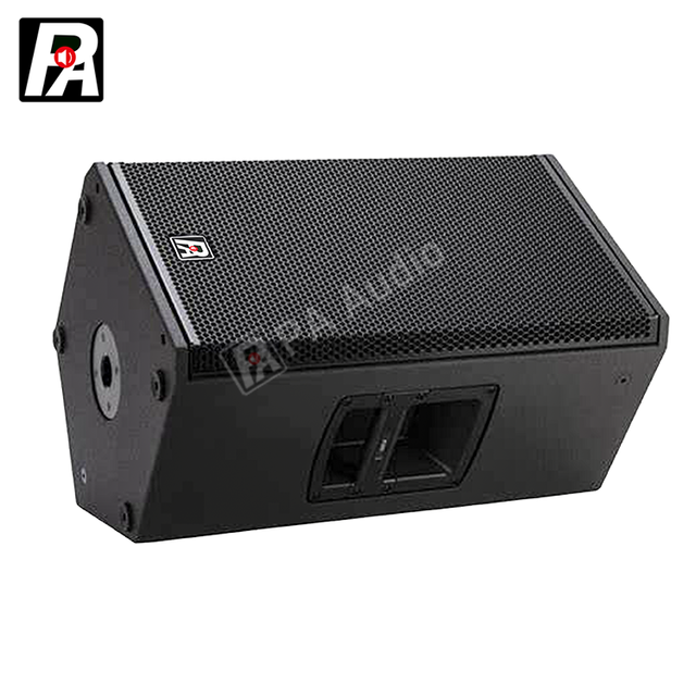 A912 Professional Active Two Way Stage Speaker System Featuring a Plastic Enclosure That Is Waterresistant and Built to Last