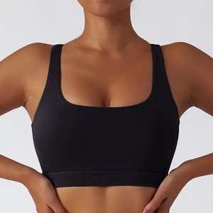Nouvel arrivage de sous-vêtements de sport de course à pied régénérateur écologique Fitness Racer en forme de I soutien-gorge à dos nu haut de yoga pour femme - Product Image 4