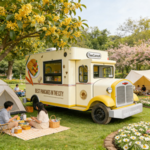 Carrito de Comida de Estilo Urbano, Colorido y Personalizado, para Carnavales, Ferias y Parques de Atracciones - Product Image 1