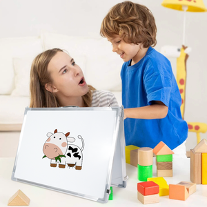 <span class=keywords><strong>Pizarra</strong></span> blanca magnética plegable reutilizable al por mayor Schedule Memo para teclado para hacer lista con marcador y borrado - Product Image 5