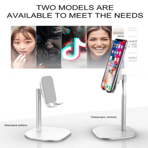 Nhà máy trực tiếp giá 4-10 inch Điện thoại tablet Non-Slip nhôm kim loại chủ đứng có thể điều chỉnh máy tính để bàn Tablet Bracket núi - Product Image 3