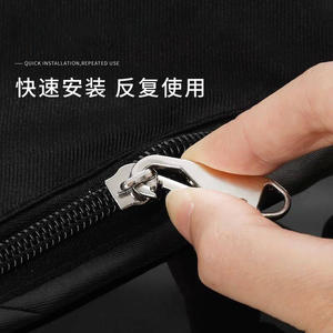 Detachable Zipper Pulls Tool-Free Alloy Pendant Zipper <b>Clips</b> for Bags Backpacks Coats Clothing-DIY Bag Accessories Wholesale - Product Image 4