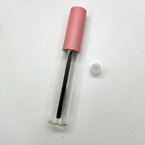 Botella Cosmética Vacía para Extensiones de Pestañas, MOQ Bajo, 10 ml, Rosa Mate, Tubo Largo y Redondo para Rímel Líquido, Tapa de Rosca - Product Image 6