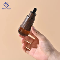 Flacon compte-gouttes conique de luxe 30 ml pour sérum et huiles essentielles, en verre, avec logo personnalisé