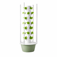 Tour hydroponique complète à LED pour culture verticale à 7 niveaux avec système de pompe submersible et kit de minuterie