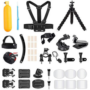 Kit 14-en-1 pour caméra d'action GoPro avec accessoires transfrontaliers, barre de flottabilité, bandeau et supports pour perche à selfie - Product Image 2