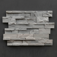 Échantillon de panneaux en pierre naturelle 3D, revêtement mural moderne pour la maison, intérieur/extérieur, salle de sport, divertissement, pierre décorative ignifuge