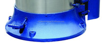 Machine de séchage centrifuge à air chaud à base robuste de forme verticale de haute qualité certifiée CE pour les matériaux chimiques