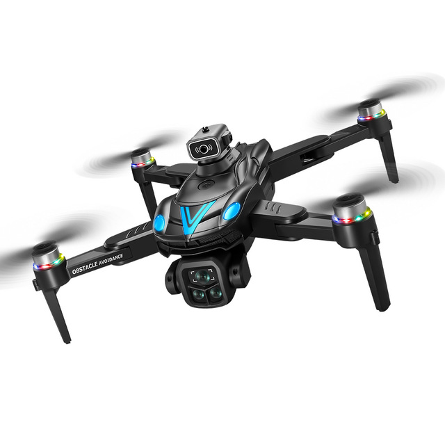 V188Max Outdoor Foldable Remote Control Aircraft Beginner Drones Dual Camera Optical Flow Positioning Electric for Aerial