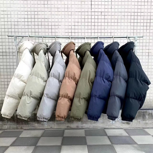 Vestes en duvet à capuche longues pour hommes Manteaux d'hiver à poches multiples pour hommes - Product Image 1