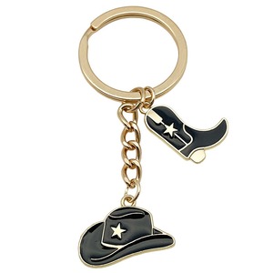 Llavero de Metal con Colgante de Pistola, Estilo Vaquero Vintage, Color Rosa, para Monedas, Decoración para <span class=keywords><strong>AirPods</strong></span> - Product Image 6