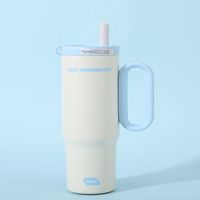 Recién llegado, tazas frescas de acero inoxidable, Infusor de té, vaso de bebida aislado al vacío de doble pared para uso diario, botella de agua fría y caliente
